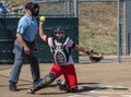 Softball Catcher Royalty Free Stock Photo