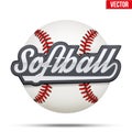 Softball circle symbol