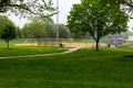 Softball diamond awaits better weather and lots of games Royalty Free Stock Photo