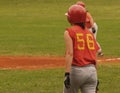 Softball / Focused Girls Royalty Free Stock Photo