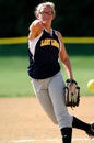 Softball pitcher Royalty Free Stock Photo