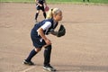 Softball player Royalty Free Stock Photo