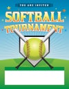 Softball Tournament Illustration