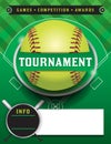 Softball Tournament Template Illustration Royalty Free Stock Photo