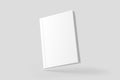 Softcover Book Cover White Blank Mockup