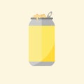 softdrink cans flat design vector iillustration