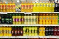 Softdrinks in a grocery