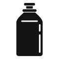 Softener toilet bottle icon, simple style