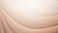 Softly Lit Abstract Background of Gentle Curved Layers in Warm Beige and Cream Tones with Subtle Gradient and Smooth Texture Royalty Free Stock Photo