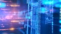 Software abstract background showcasing vibrant colors and data patterns with a futuristic digital aesthetic Royalty Free Stock Photo