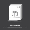 software, App, application, file, program Icon. glyph vector symbol for UI and UX, website or mobile application Royalty Free Stock Photo