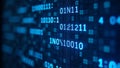 Software background technology. Developer display with source code. Digital display screen of modern programmer coding Royalty Free Stock Photo