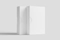 Software Box Wth Slip Case White Blank 3D Renderning Mockup