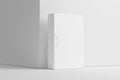 Software Box Wth Slip Case White Blank 3D Renderning Mockup