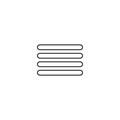 App menu icon. Web grid isolated symbol Royalty Free Stock Photo