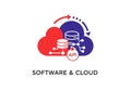 Software cloud data integration and api connectivity Royalty Free Stock Photo