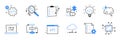 Software code icon doodle set. Hand drawn line sketch software coding doodle. Computer program build technology, data Royalty Free Stock Photo