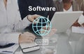 Software Data Electronics System Internet Digital Concept Royalty Free Stock Photo