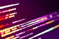 The software developer does the coding Royalty Free Stock Photo