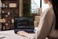Software developer learning new program code Royalty Free Stock Photo