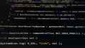 Software developer programming code Royalty Free Stock Photo