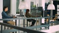 Software developer typing programming code on computer keyboard Royalty Free Stock Photo