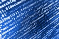 Software developer workspace screen Royalty Free Stock Photo