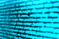 Software developer workspace screen Royalty Free Stock Photo