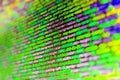 Software developer workspace screen Royalty Free Stock Photo