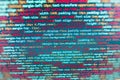 Software developer workspace screen Royalty Free Stock Photo