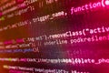 Software developer workspace screen Royalty Free Stock Photo