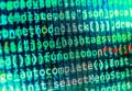 Software developer workspace screen Royalty Free Stock Photo