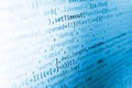 Software developer workspace screen Royalty Free Stock Photo