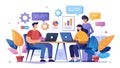 Software developers translate user needs into functional and efficient code