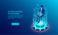 Software development and coding. programming of concept Royalty Free Stock Photo