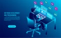 Software development and coding. programming of concept Royalty Free Stock Photo