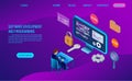 Software development and coding. programming of concept Royalty Free Stock Photo