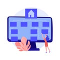 Software development vector concept metaphor. Royalty Free Stock Photo