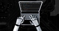 Software development programming on computer screen for modish application Royalty Free Stock Photo