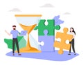 Software development. Technology analysis. Programming teamwork, quality assurance. DevOps team Royalty Free Stock Photo
