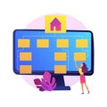 Software development vector concept metaphor. Royalty Free Stock Photo