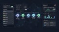 Software Development Workflow and Analytics Dashboard Royalty Free Stock Photo