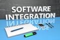 Software Integration text concept Royalty Free Stock Photo