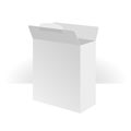 Software Package Carton Blank Box Opened Royalty Free Stock Photo