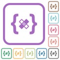 Software patch simple icons