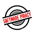 Software Piracy rubber stamp Royalty Free Stock Photo