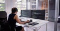 Software Programmer Or Coder Woman Royalty Free Stock Photo