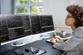 Software Programmer Or Coder Woman Royalty Free Stock Photo