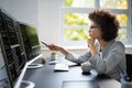 Software Programmer Or Coder Woman Royalty Free Stock Photo