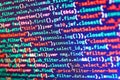 Software source code. Royalty Free Stock Photo
